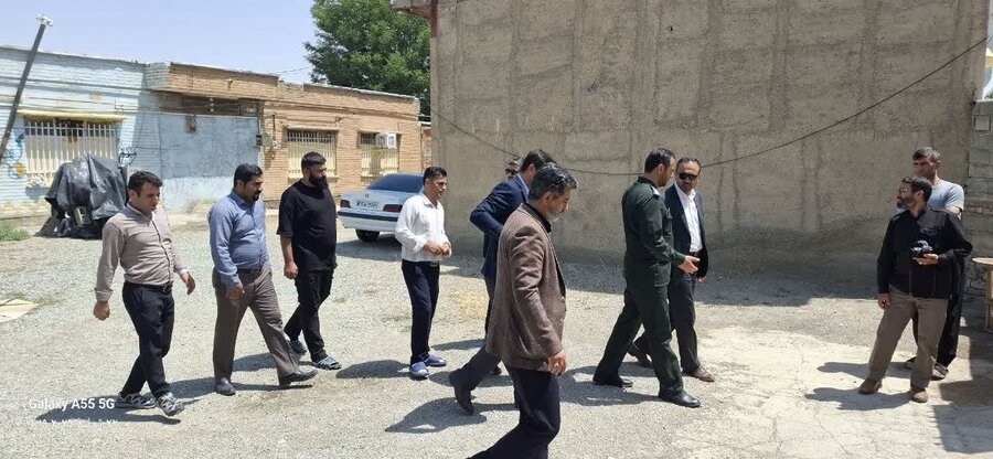 بازدید مسئولان دیواندره از کمپ ترک اعتیاد طلوع خورشید