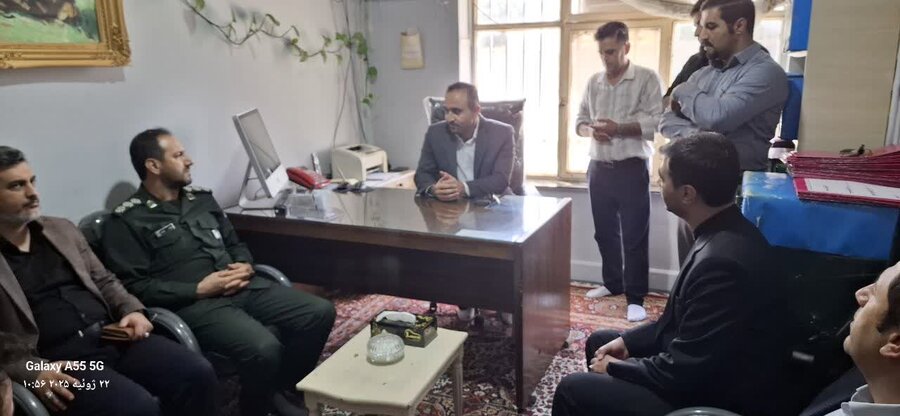 بازدید مسئولان دیواندره از کمپ ترک اعتیاد طلوع خورشید
