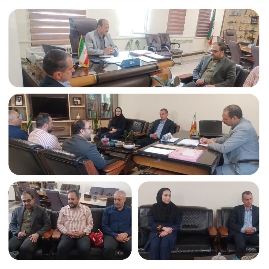 دیدار رئیس اداره بهزیستی شهرستان بهار با فرماندار به مناسبت هفته بهزیستی
