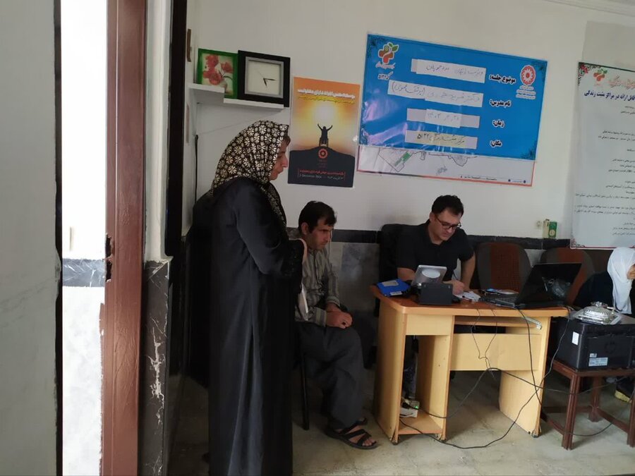 ویزیت رایگان مددجویان بهزیستی در مریوان
