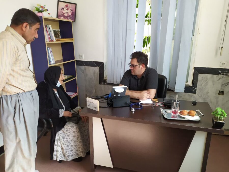 ویزیت رایگان مددجویان بهزیستی در مریوان
