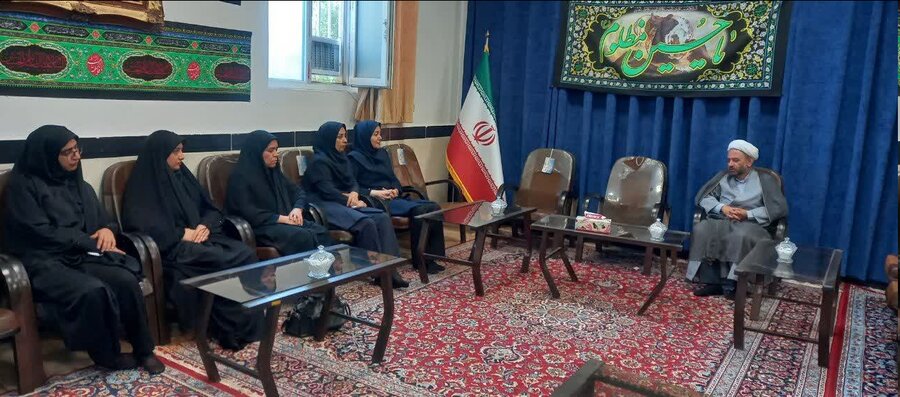 دیدار مسئول بهزیستی شهرستان با امام جمعه درگزین 