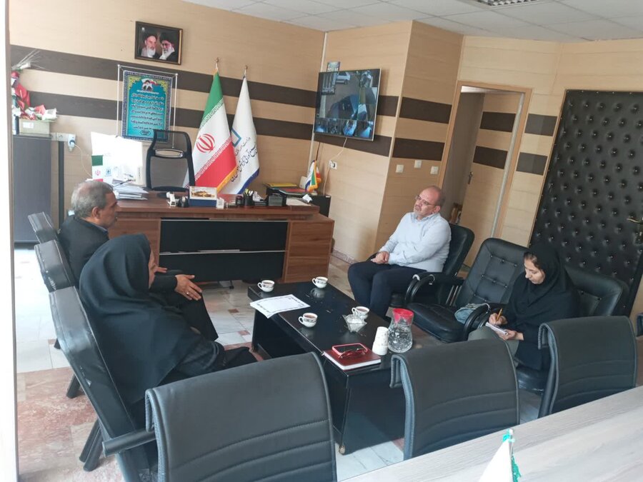 دیدار مدیرکل بهزیستی کردستان با رئیس جمع آوری و فروش اموال تملیکی 