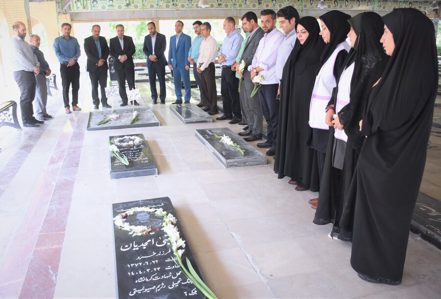 آیین اربعین شهدای اقتدار استان کرمانشاه