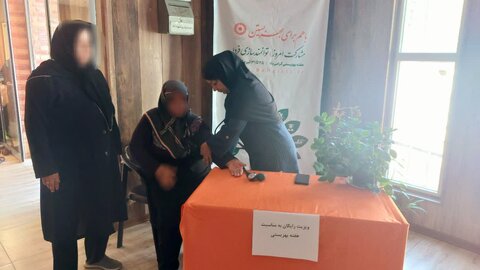 سنجش فشارخون مددجویان اداره بهزیستی شهرستان طالقان