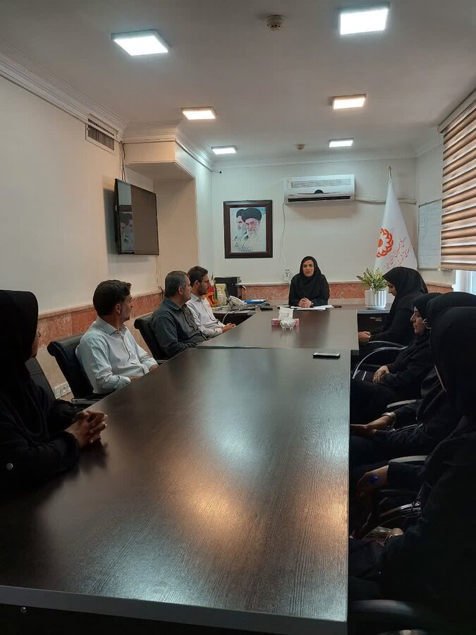 نظرآباد | کارگاه آموزشی مهارت مدیریت استرس در اداره بهزیستی نظرآباد برگزار شد