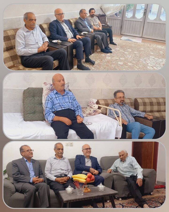 مدیرکل بهزیستی خراسان جنوبی با ۲ نفر از بازنشستگان بهزیستی طبس دیدار کرد
