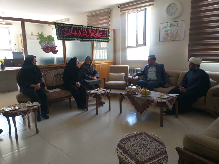 پردیس | بازدید رئیس اداره سرپرستی دادستانی  از مراکز شبه خانواده در شهرستان