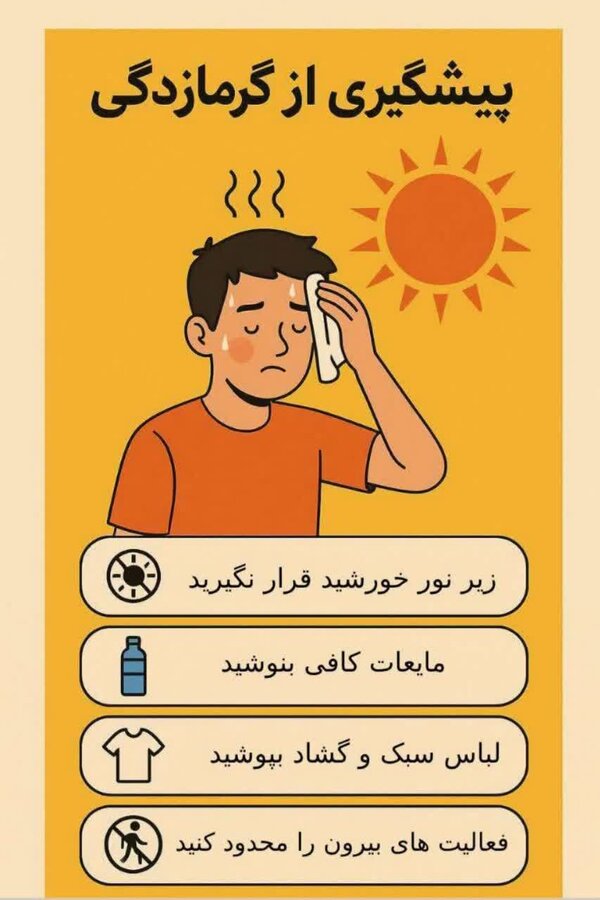 برگزاری جلسه پیشگیری از گرمازدگی در بهزیستی سنندج