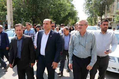 گزارش تصویری / حضور کارکنان بهزیستی استان در مراسم تشییع پیکر مطهر شهید جواد نارنجی در ارومیه