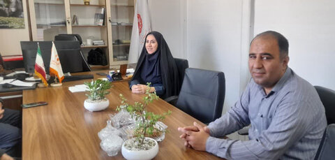 چهارباغ | دیدار رئیس بهزیستی با جمعى از رؤساى ادارات شهرستان چهارباغ