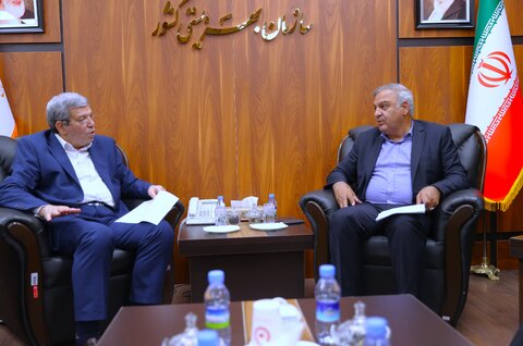 دیدار آقای دکتر رنجبر زاده نماینده اسد آباد همدان با رئیس سازمان بهزیستی کشور