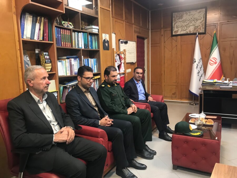 رضوانشهر | دیدار مدیرکل بهزیستی استان با فرماندار شهرستان رضوانشهر