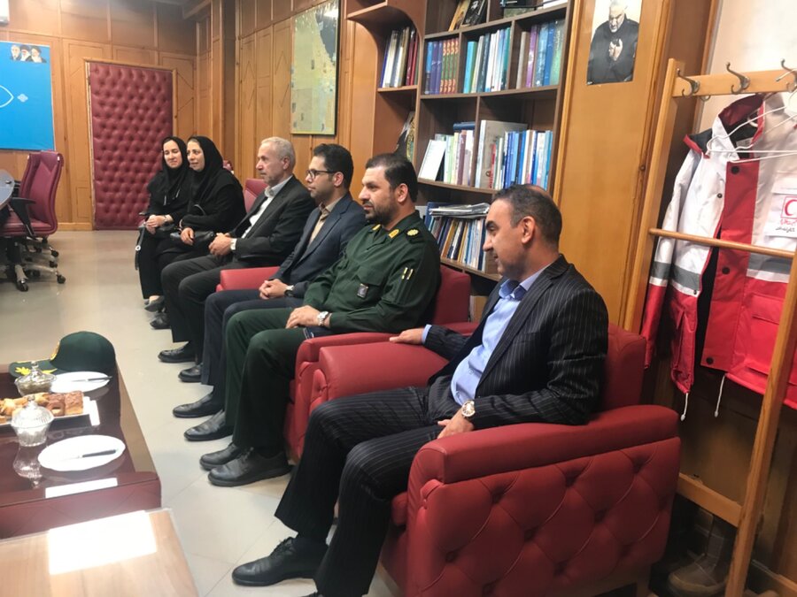 رضوانشهر | دیدار مدیرکل بهزیستی استان با فرماندار شهرستان رضوانشهر