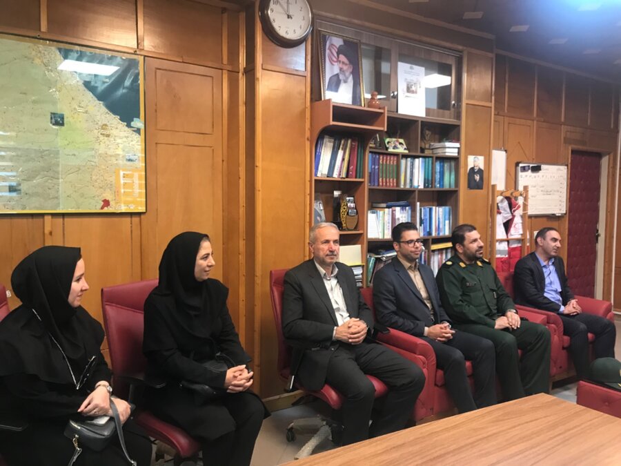 رضوانشهر | دیدار مدیرکل بهزیستی استان با فرماندار شهرستان رضوانشهر