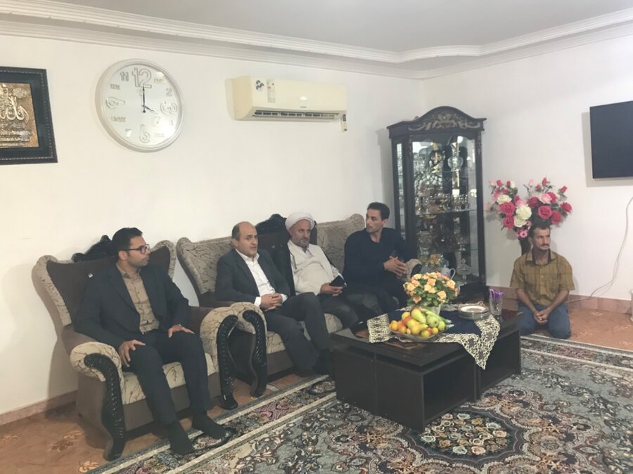 رضوانشهر | دیدار مدیرکل بهزیستی استان با خانواده دارای سه عضو معلول در شهرستان رضوانشهر