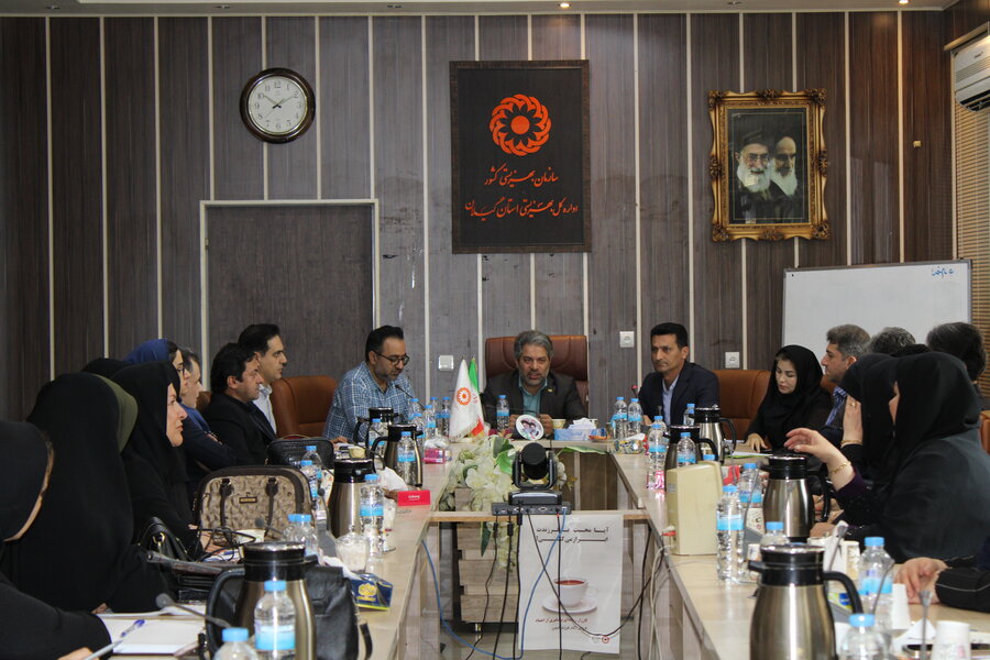 جلسه بررسی و نحوه جذب اعتبارات ، تملک ، دارائی در بهزیستی گیلان برگزار شد