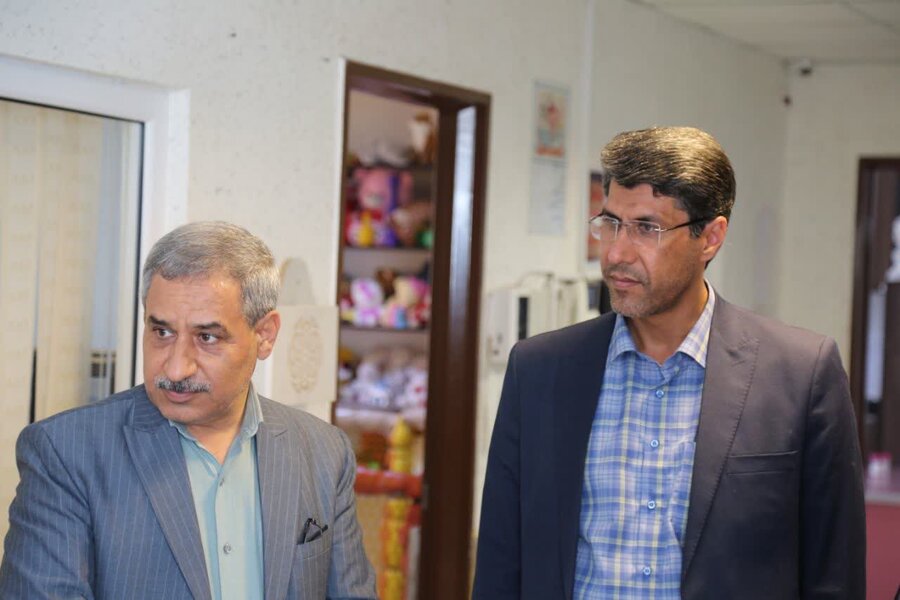 بازدید مشاور وزیر تعاون، کار و رفاه اجتماعی از شیرخوارگاه مریم سنندج