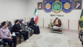 دیدار رئیس بهزیستی  با امام جمعه شهرستان چایپاره