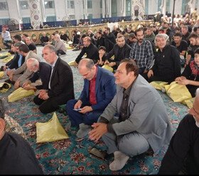 کرج | حضور مدیر بهزیستی کرج در آئین بزرگداشت اربعین شهدای بشارت فتح