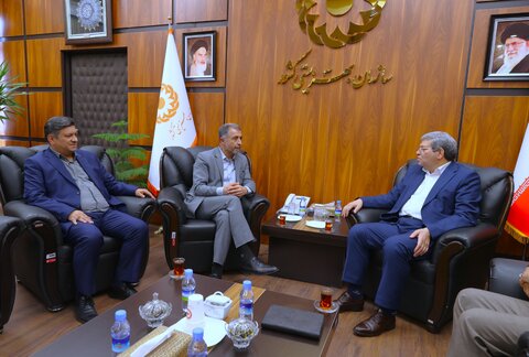 دیدار آقای دکتر رامین نماینده تهران با رئیس سازمان بهزیستی کشور