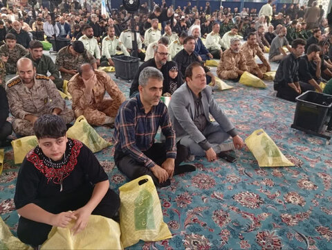 کرج | حضور مدیر بهزیستی کرج در آئین بزرگداشت اربعین شهدای بشارت فتح