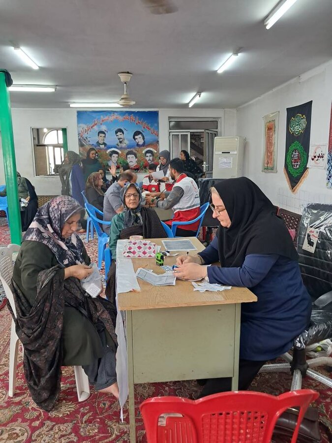 املش | برگزاری اردوی جهادی بهزیستی در روستای چمنستان شهرستان املش