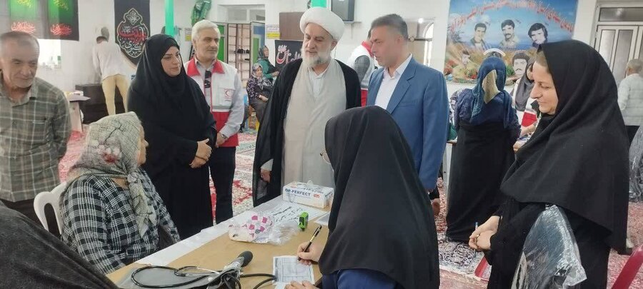 املش | برگزاری اردوی جهادی بهزیستی در روستای چمنستان شهرستان املش