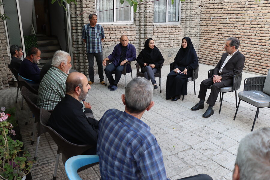 بازدید مدیرکل بهزیستی استان اردبیل از خانه حمایتی سالمندان (یاس)