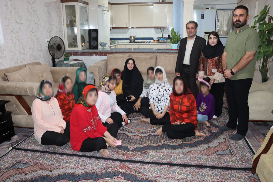 بازدید مدیرکل بهزیستی استان اردبیل از خانه حمایتی معلولین ذهنی مونث (آوای رضوان)