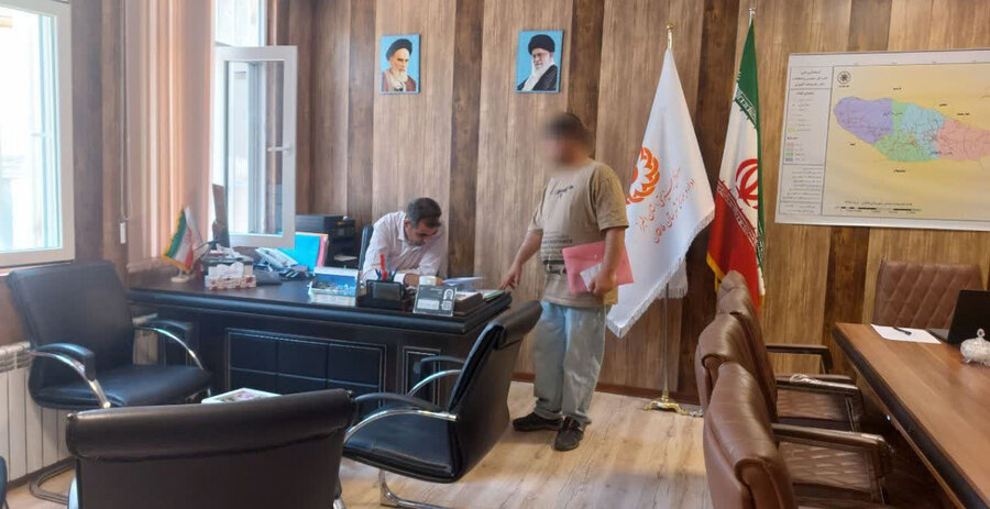 طالقان | ملاقات رئیس اداره بهزیستی شهرستان طالقان با جامعه هدف محترم