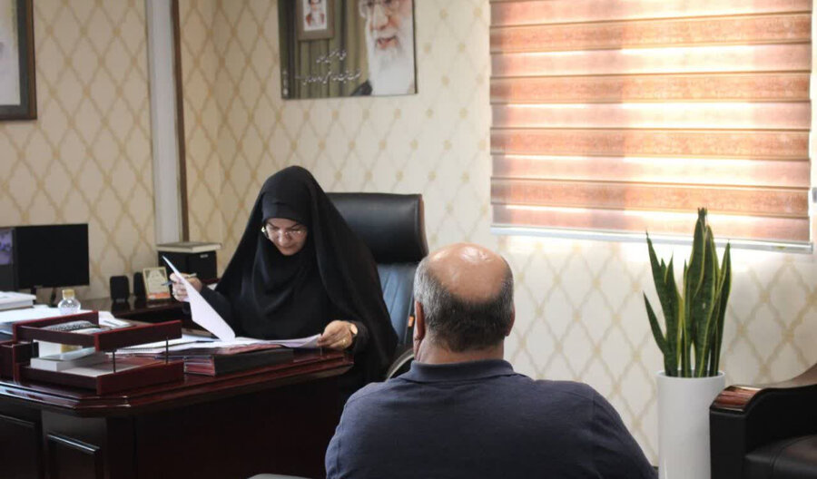 دیدار چهره‌ به‌ چهره مدیرکل بهزیستی البرز با جامعه هدف محترم