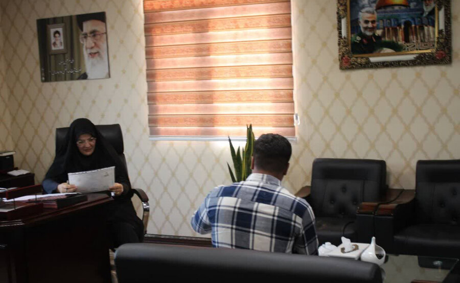 دیدار چهره‌ به‌ چهره مدیرکل بهزیستی البرز با جامعه هدف محترم