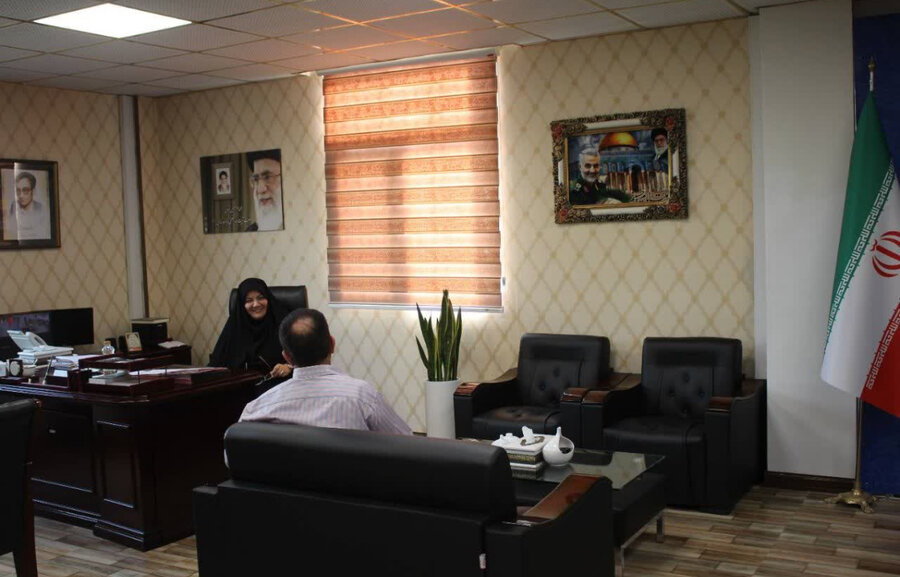 دیدار چهره‌ به‌ چهره مدیرکل بهزیستی البرز با جامعه هدف محترم