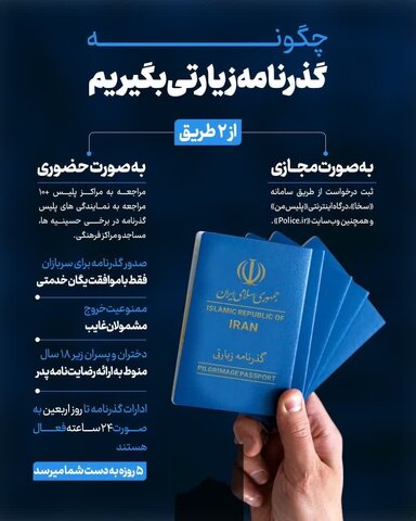 چگونه گذرنامه زیارتی بگیریم!