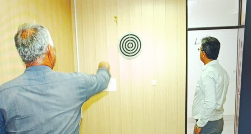 برگزاری مسابقات دارت کارکنان 