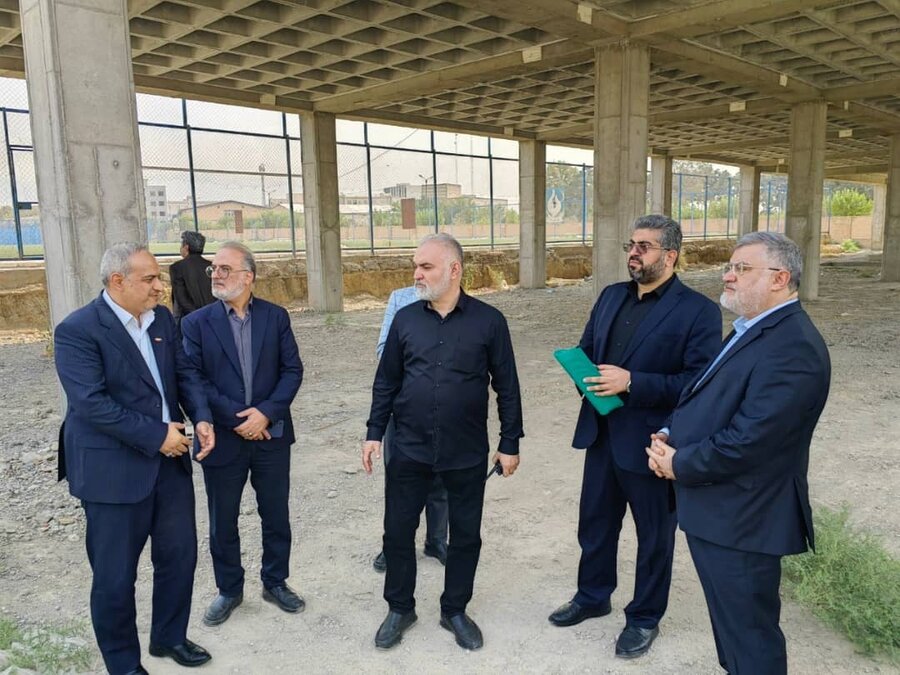 استاندار تهران از پروژه ورزشگاه چندمنظوره جانبازان و معلولین شهرستان قدس بازدید کرد / تأکید بر تسریع در تکمیل پروژه و رفع نیازهای ورزشی جامعه معلولان استاندار تهران از پروژه ورزشگاه چندمنظوره جانبازان و معلولین شهرستان قدس بازدید کرد / تأکید بر تسریع در تکمیل پروژه و رفع نیازهای ورزشی جامعه معلولان