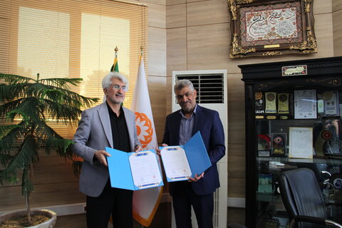 انعقاد تفاهم نامه همکاری مشترک فی مابین بهزیستی و اداره  کل میراث،گردشگری و                                                                                                                صنایع دستی استان فارس