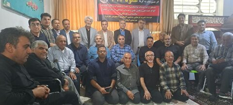 مراسم بدرقه گروه اعزامی الصابرین به عمود ۳۱۷ در مسیر نجف به کربلا