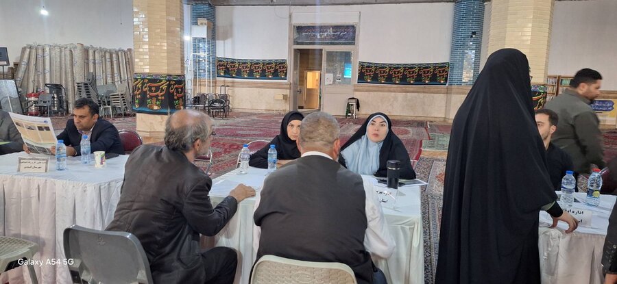 شهر قدس | میز ارتباط مردمی همزمان با سیزدهمین سفر شهرستانی استاندار تهران  برگزار شد