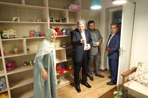 بازدید رئیس سازمان بهزیستی کشور از موسسه نیکوکاری مهرطه