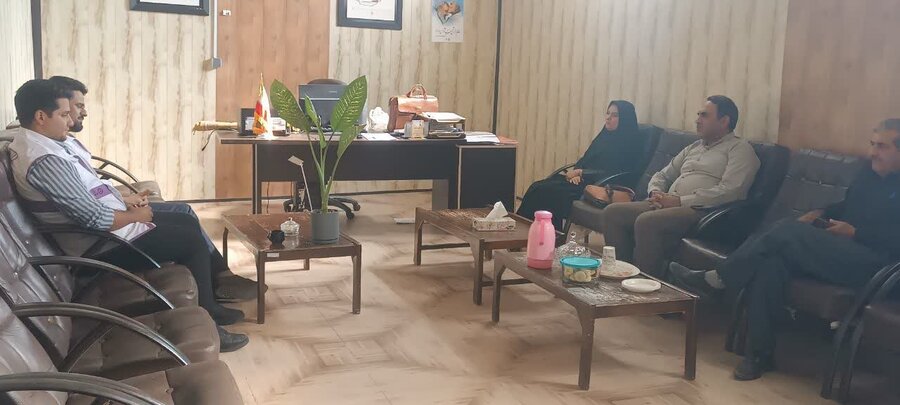 دیدار رئیس اداره بهزیستی شهرستان نرماشیر با رئیس جدید اداره فرهنگ و ارشاد اسلامی