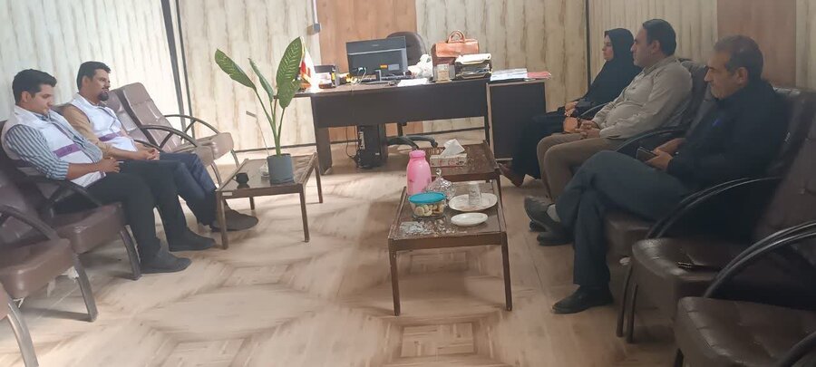 دیدار رئیس اداره بهزیستی شهرستان نرماشیر با رئیس جدید اداره فرهنگ و ارشاد اسلامی