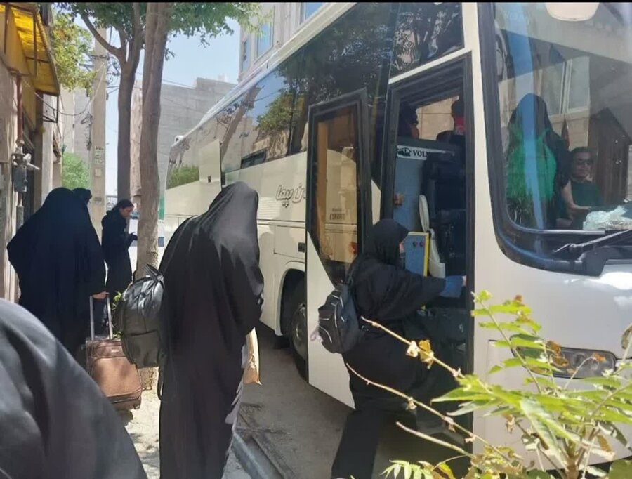 رباط کریم | اعزام فرزندان مرکز شبانه روزی دخترانه به مشهد مقدس