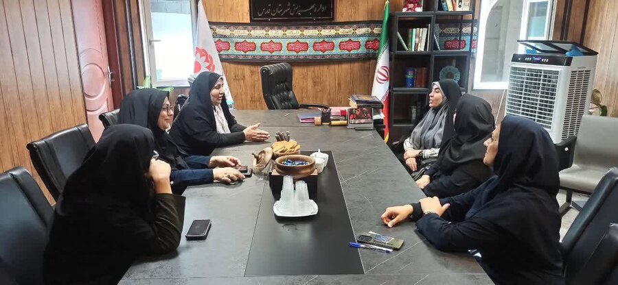 شهر قدس | دیدار بخشدار با رئیس اداره بهزیستی