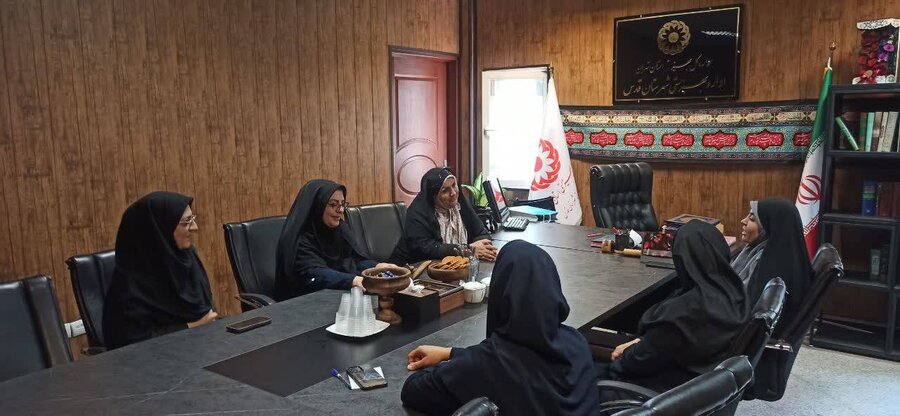 شهر قدس | دیدار بخشدار با رئیس اداره بهزیستی