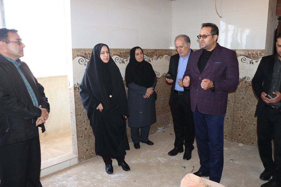 بازدید مدیرکل بهزیستی استان اردبیل از پروژه‌های مسکن در حال احداث انجمن خیرین