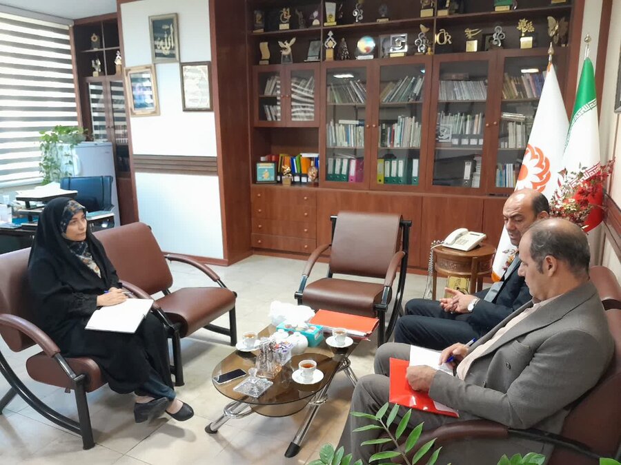 دیدار مدیر کل بهزیستی قم با معاون توانبخشی بهزیستی کشور