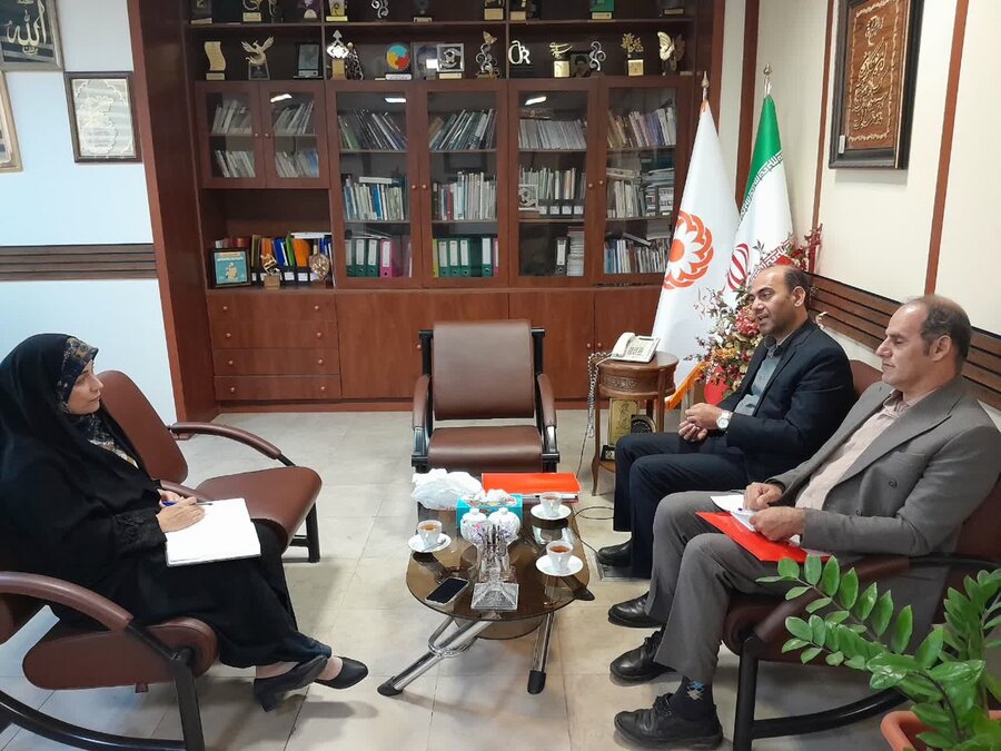 دیدار مدیر کل بهزیستی قم با معاون توانبخشی بهزیستی کشور