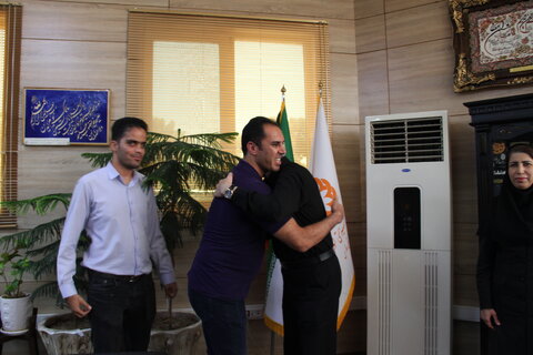 تقدیر رئیس فدراسیون نابینایان و کم بیینایان کشور از مدیر کل بهزیستی فارس